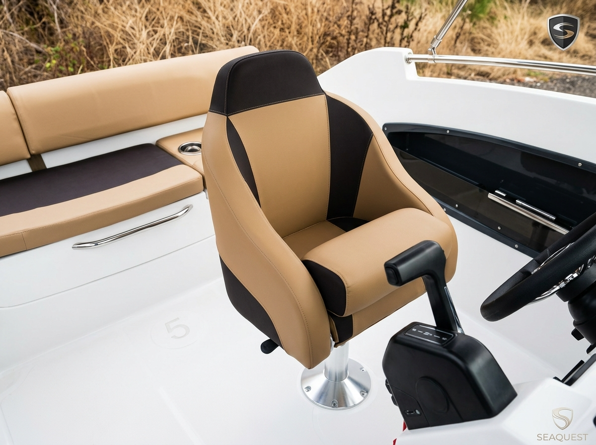 Blueliner 575 Motorboot auf dem Rhein bei Wesel – Bootsvermietung Duisburg